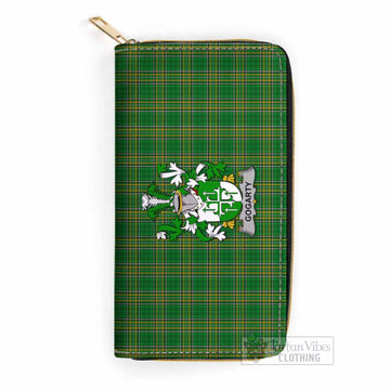 Gogarty Irish Clan Tartan Women's Leather Wallet with Coat of Arms