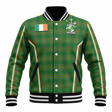 Gogarty Irish Clan Coat of Arm Tartan Baseball Jacket Flag Style