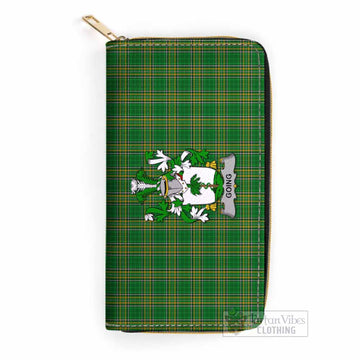 Going Irish Clan Tartan Women's Leather Wallet with Coat of Arms