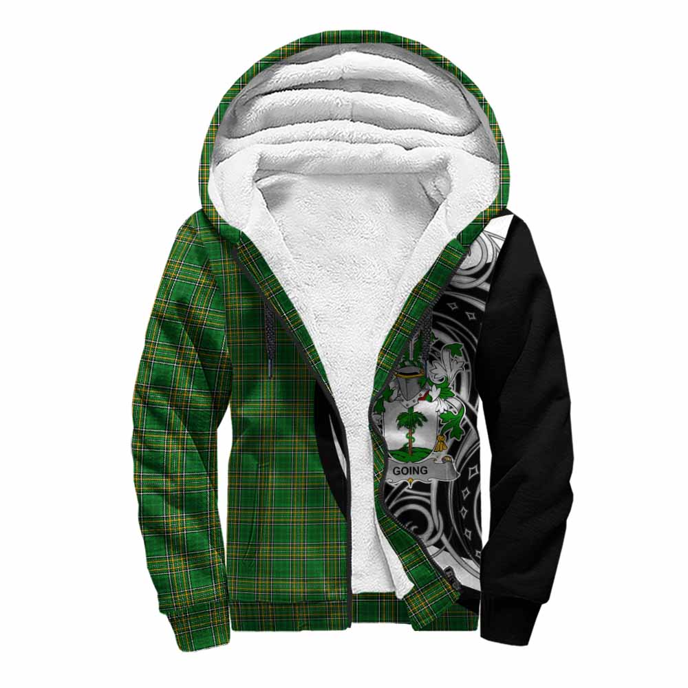 Tartan Vibes Clothing Going Irish Clan Sherpa Hoodie Celtic Circle Style