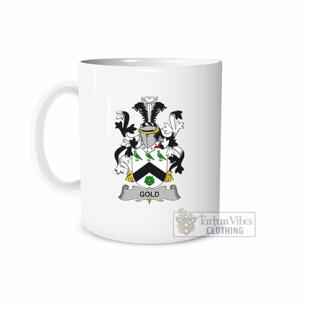 Tartan Vibes Clothing Gold Irish Clan Coat of Arms Ceramic Mug