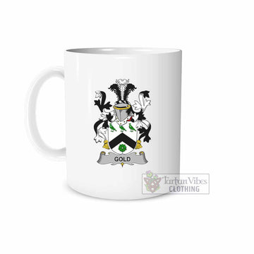 Tartan Vibes Clothing Gold Irish Clan Coat of Arms Ceramic Mug