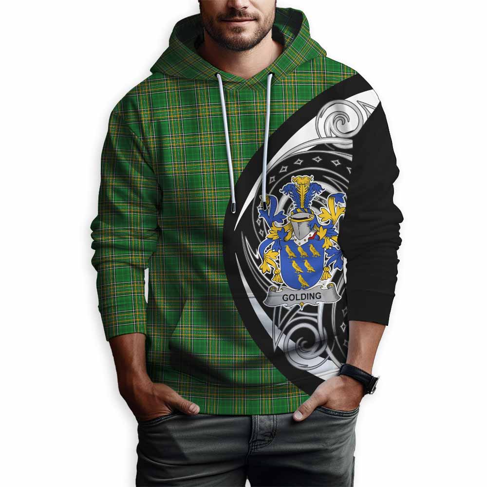 Tartan Vibes Clothing Golding Irish Clan Hoodie Celtic Circle Style