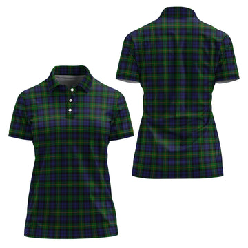 Gordon Tartan Polo Shirt For Women