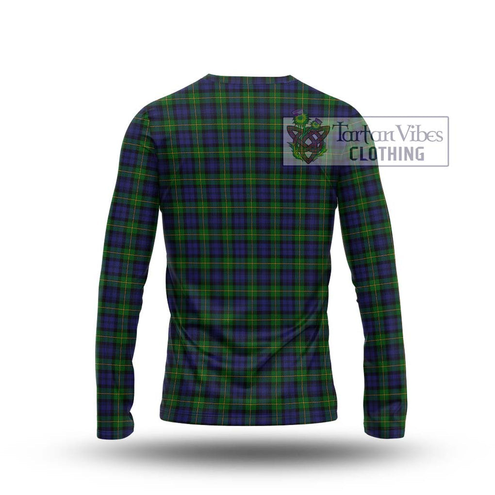 Gordon Tartan Long Sleeve T-Shirt with Family Crest DNA In Me Style - Tartanvibesclothing Shop