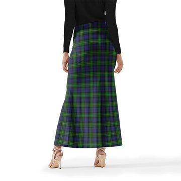 Gordon Tartan Womens Full Length Skirt