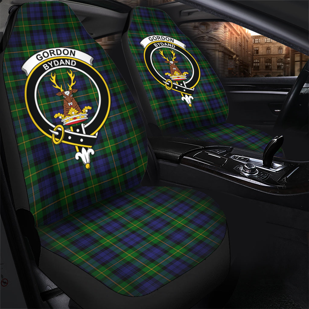 Gordon Tartan Car Seat Cover with Family Crest - Tartan Vibes Clothing