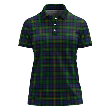 Gordon Tartan Polo Shirt For Women