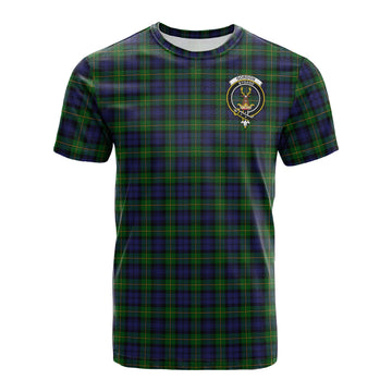 Gordon Tartan T-Shirt with Family Crest