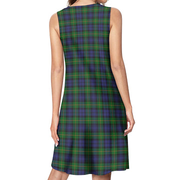 Gordon Tartan Womens Casual Dresses