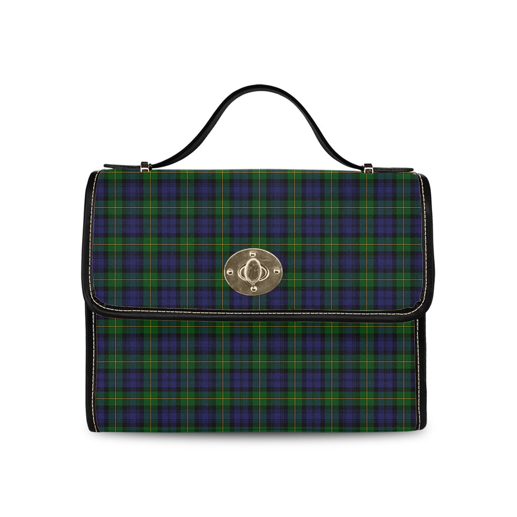 gordon-tartan-leather-strap-waterproof-canvas-bag