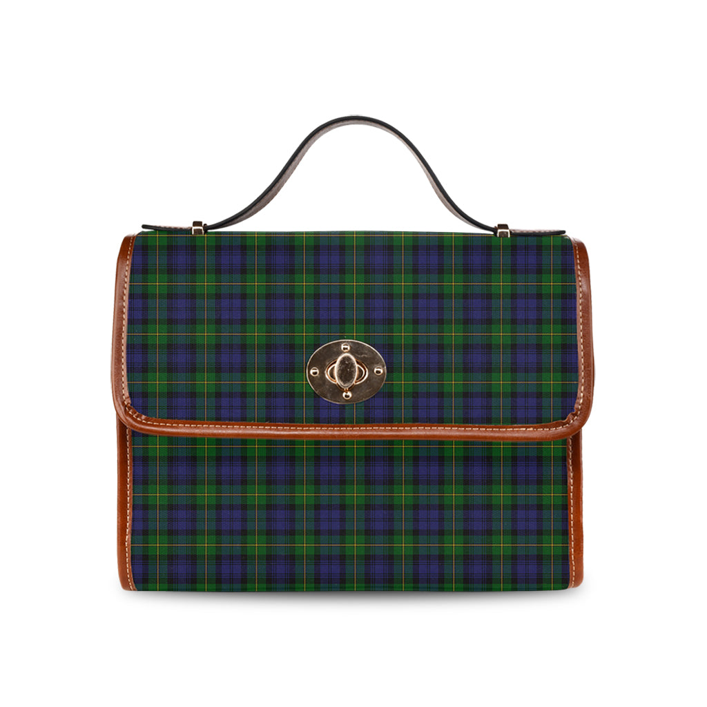 gordon-tartan-leather-strap-waterproof-canvas-bag