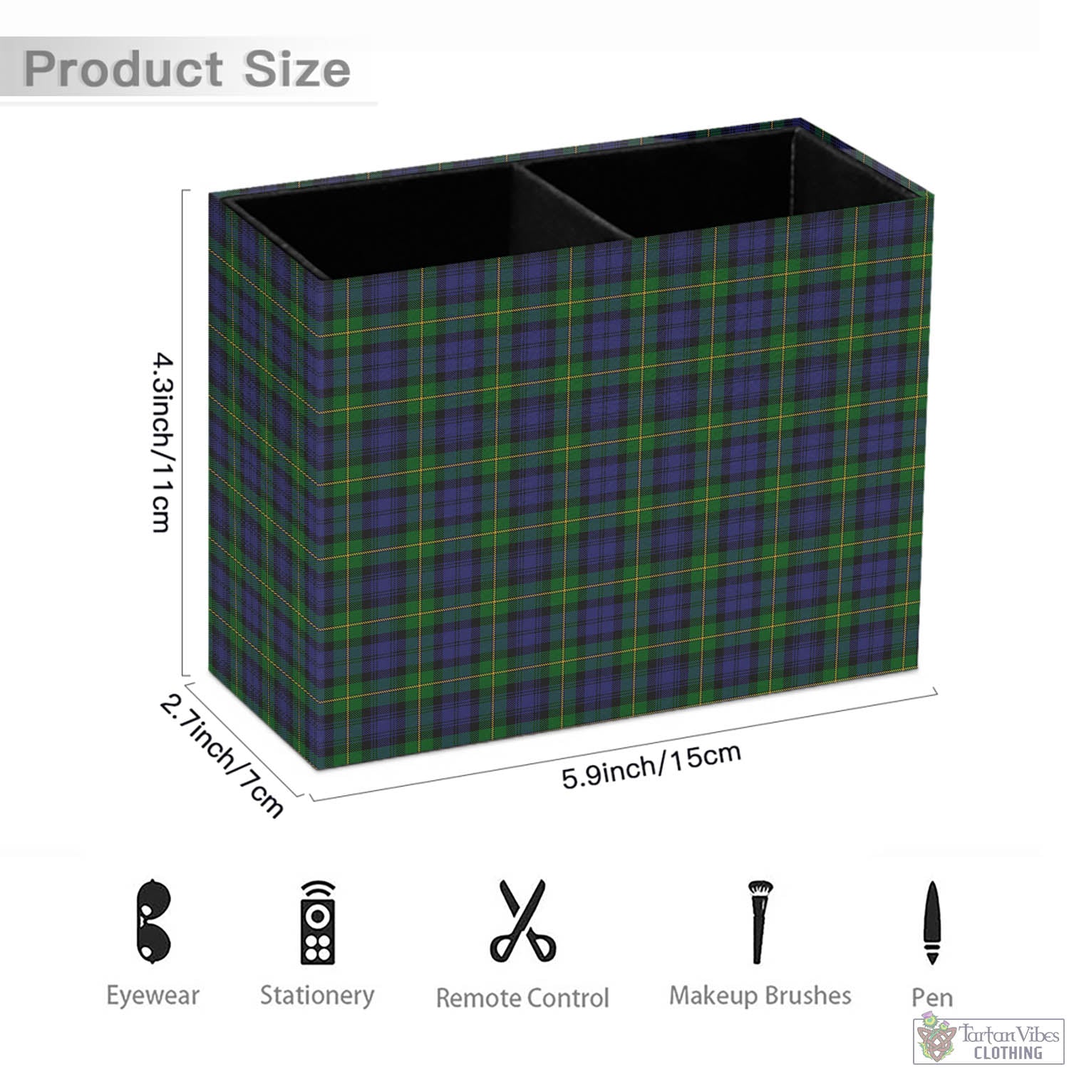 Tartan Vibes Clothing Gordon Tartan Pen Holder