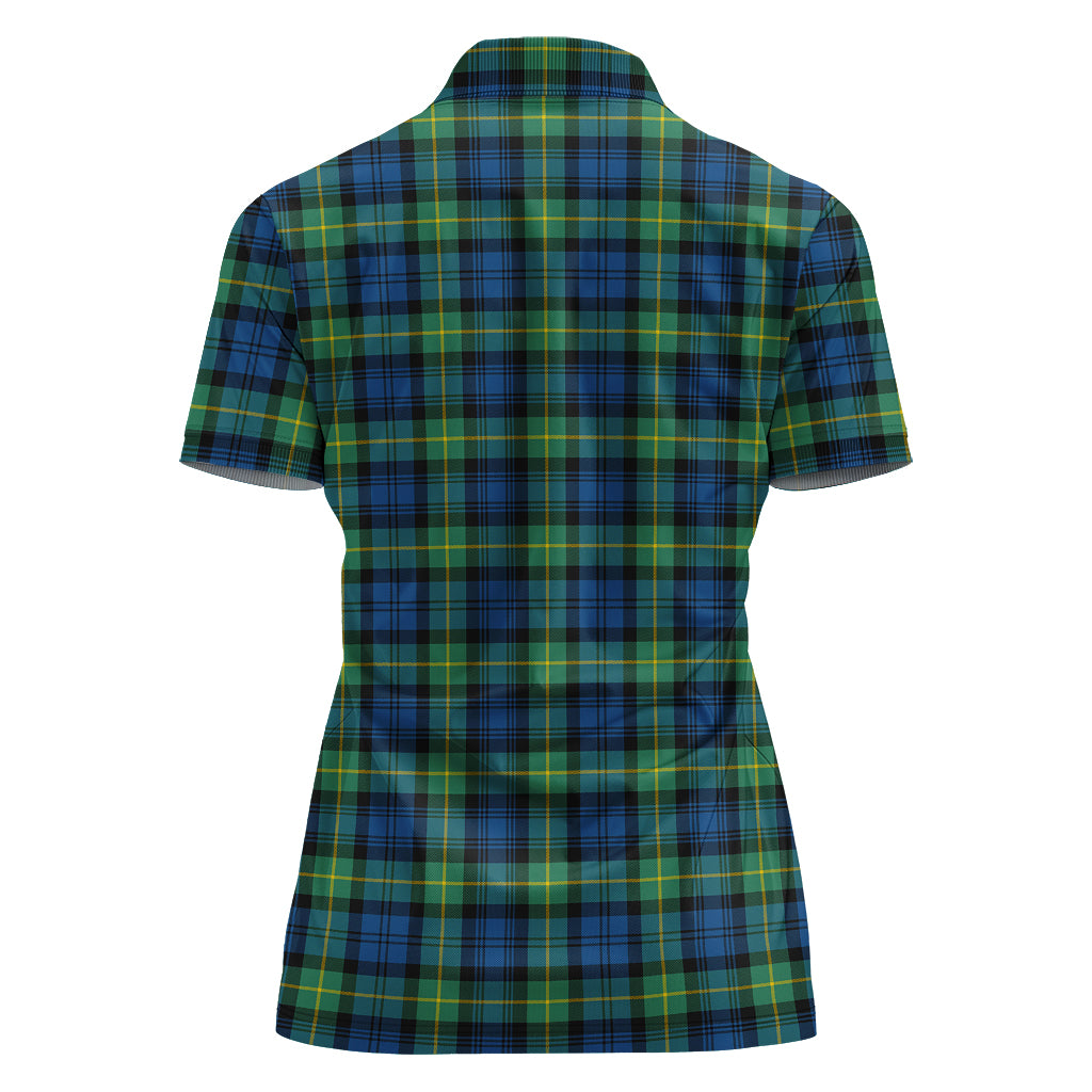gordon-ancient-tartan-polo-shirt-with-family-crest-for-women