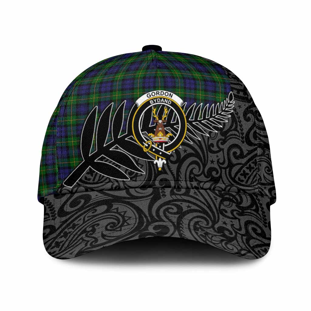 Gordon Crest Tartan Classic Cap with New Zealand Silver Fern Half Style