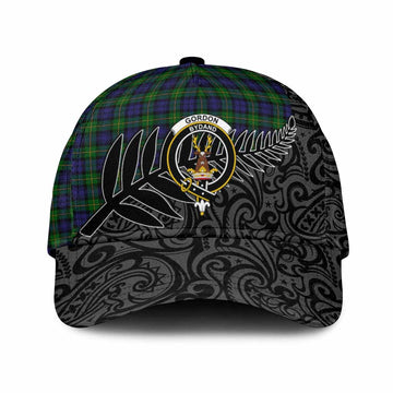 Gordon Crest Tartan Classic Cap with New Zealand Silver Fern Half Style