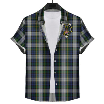 gordon-dress-tartan-short-sleeve-button-down-shirt-with-family-crest