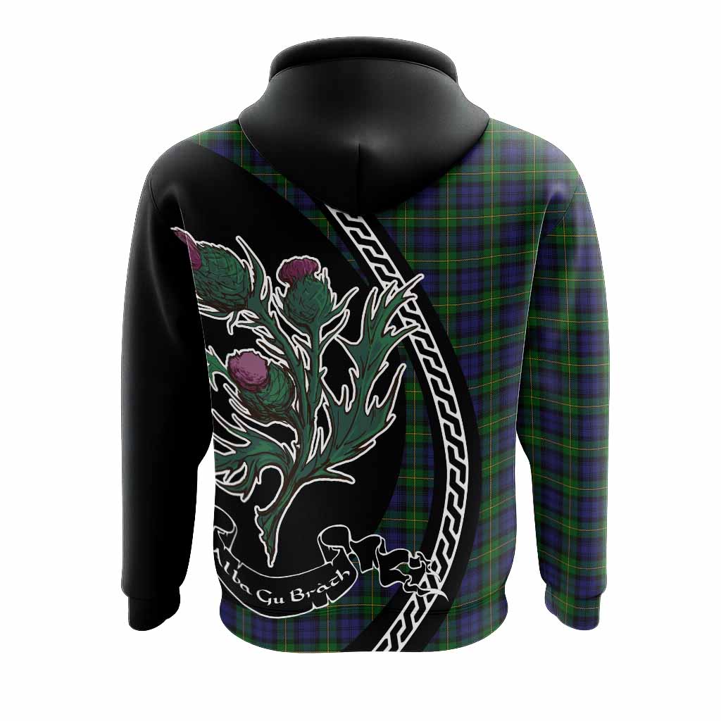 Gordon Family Crest Tartan Hoodie Alba Thistle Inspired - Tartan Vibes Clothing