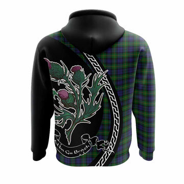 Gordon Family Crest Tartan Hoodie Alba Thistle Inspired