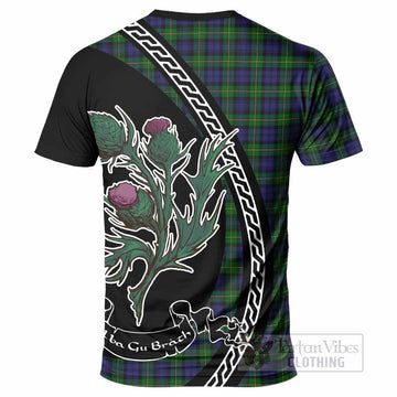Gordon Family Crest Tartan T-Shirt Alba Thistle Inspired - Tartan Vibes Clothing
