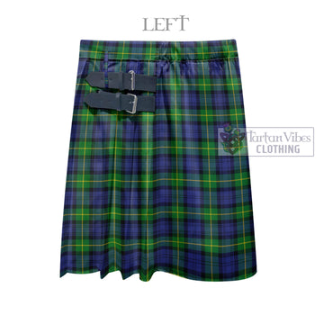 Gordon Modern Tartan Men's Pleated Skirt - Fashion Casual Retro Scottish Kilt Style