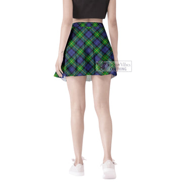 Gordon Modern Tartan Women's Plated Mini Skirt