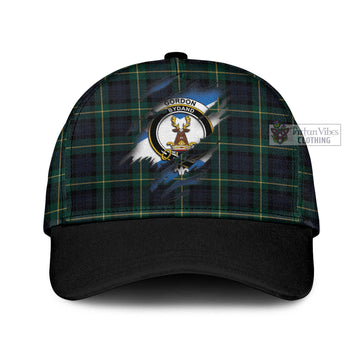 Gordon Old Tartan Classic Cap with Family Crest In Me Style
