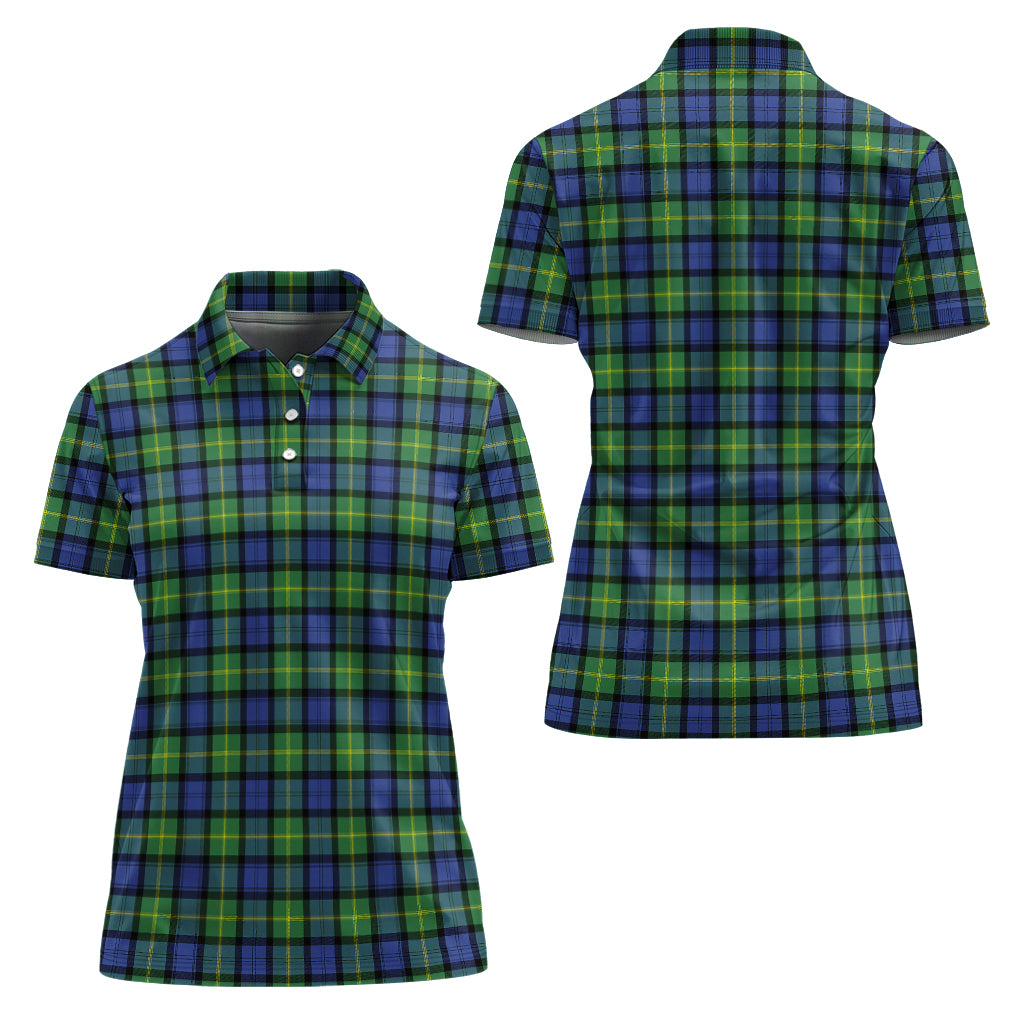gordon-old-ancient-tartan-polo-shirt-for-women