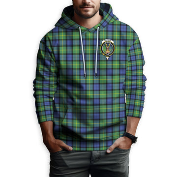 Gordon Old Ancient Tartan Hoodie with Family Crest