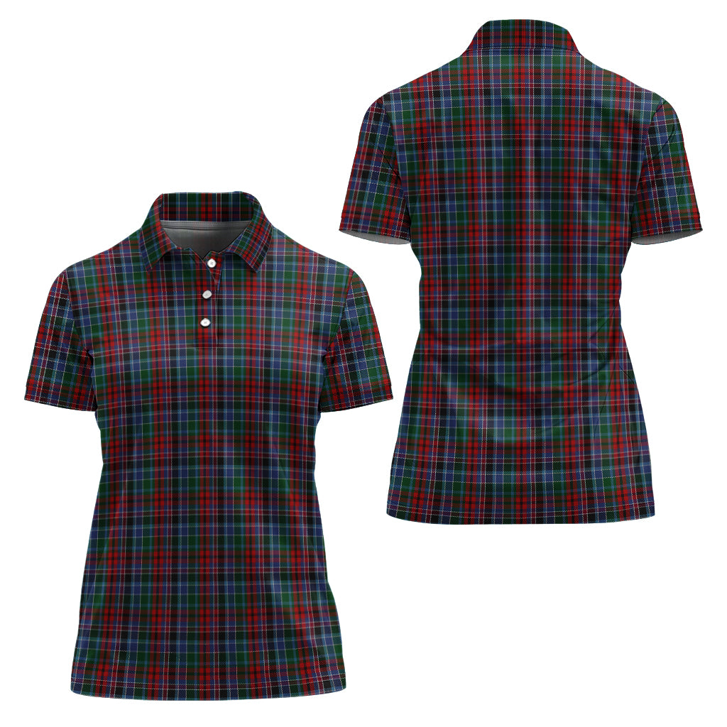 gordon-red-tartan-polo-shirt-for-women