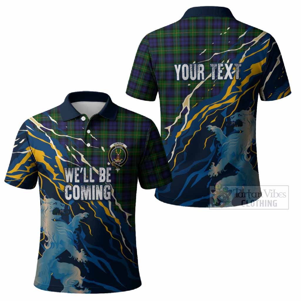 Gordon Scotland Tartan Polo Shirt WC2026 Football - We'll Be Coming