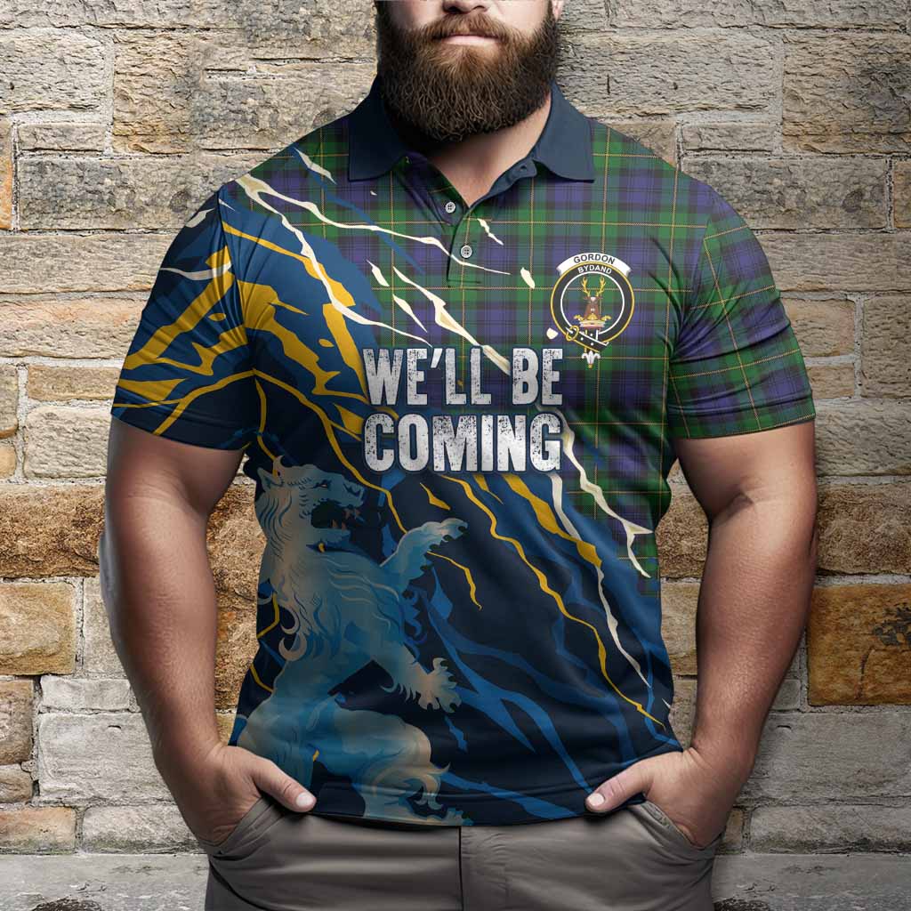 Gordon Scotland Tartan Polo Shirt WC2026 Football - We'll Be Coming