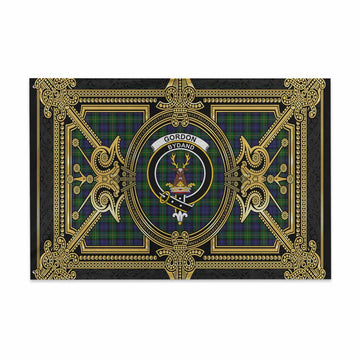 Gordon Scottish Tartan Crest House Flag Royal Stylized 48*72 inch (120*180 cm) - Tartan Vibes Clothing
