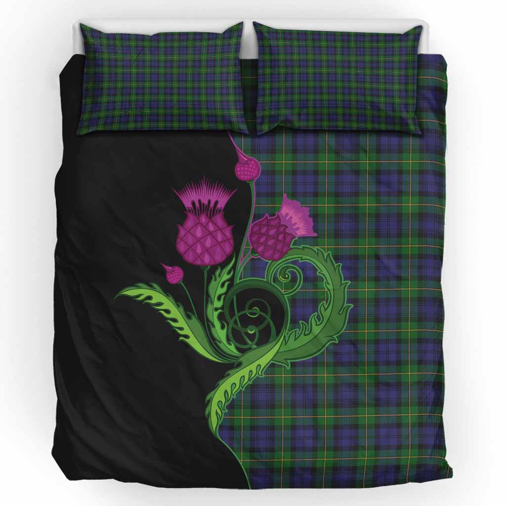 Gordon Tartan Bedding Set Traditional Scottish Thistle UK Bedding Set UK King 91*87 inch - Tartan Vibes Clothing