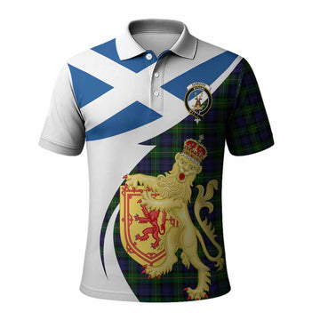 Gordon Tartan Crest Lion Rampant Polo Shirt Classic Scottish Style Kid - Tartan Vibes Clothing