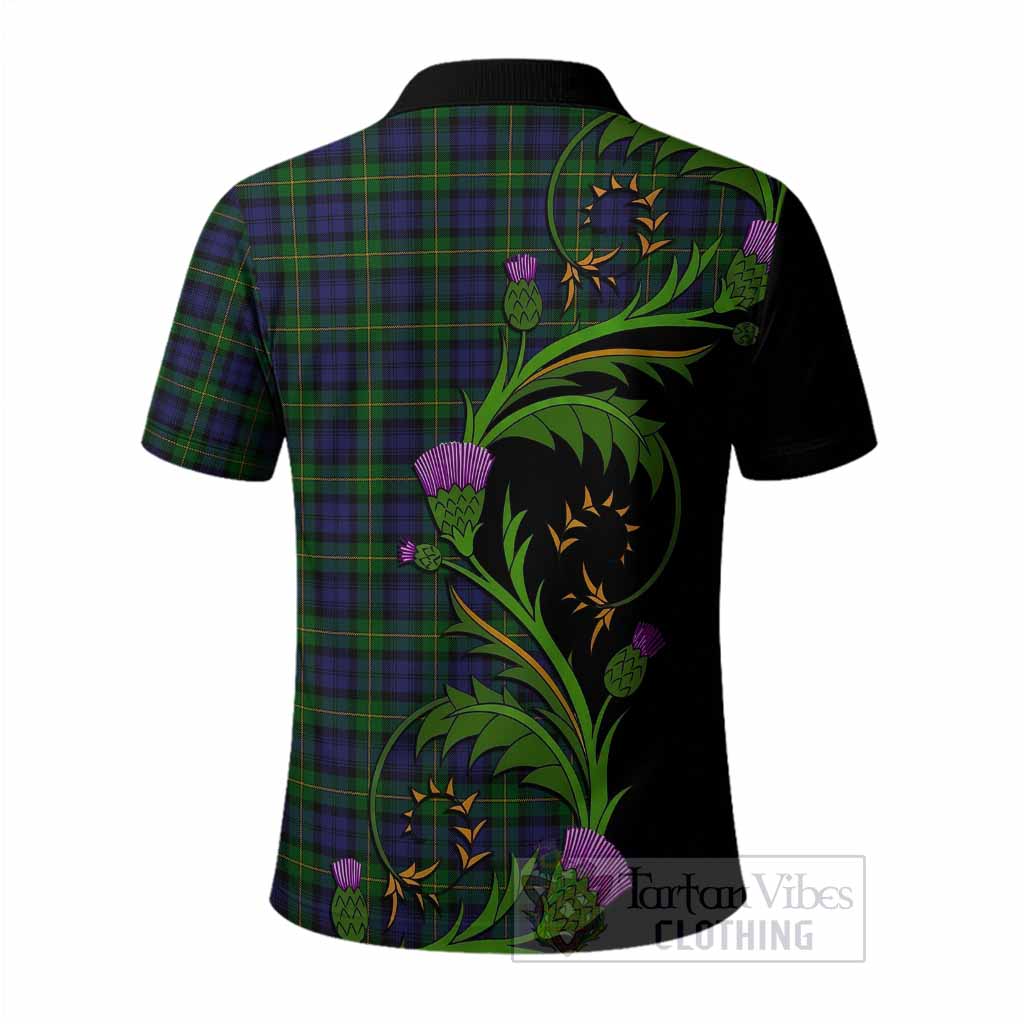 Gordon Tartan Crest Polo Shirt Scottish Thistle Pride Heritage Art - Tartan Vibes Clothing