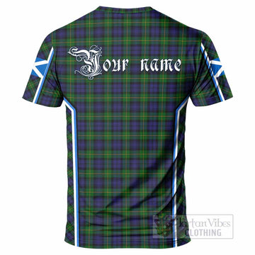 Gordon Tartan Crest T-shirt Scotland Coat of Arm Flag Style - Tartan Vibes Clothing