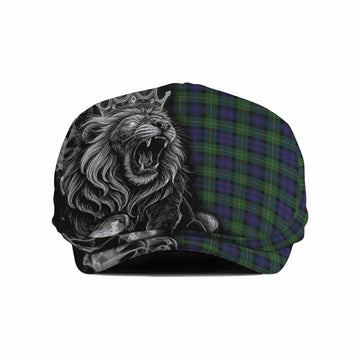 Gordon Tartan Flat Cap, Jeff Cap Roaring Lion Heritage