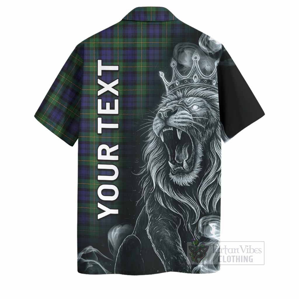 Gordon Tartan Hawaiian Shirt Roaring Lion Heritage