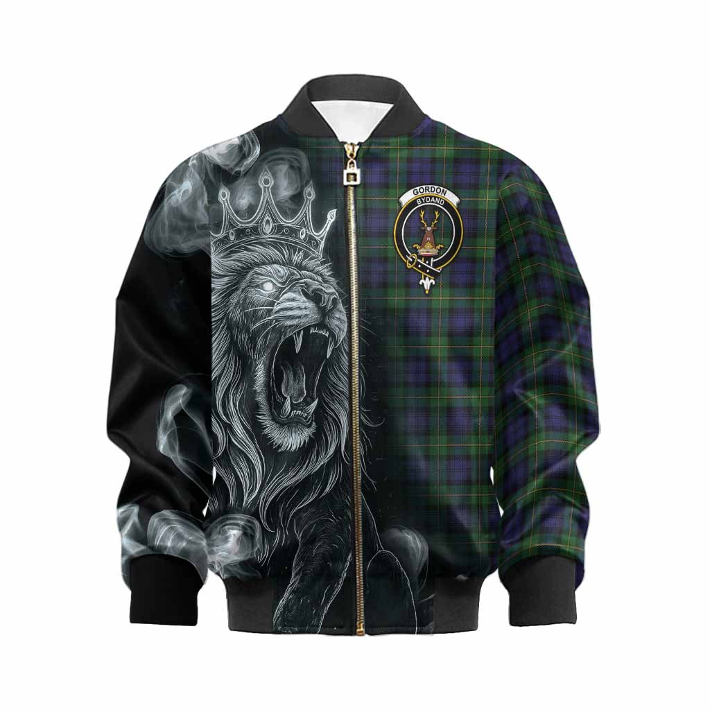 Gordon Tartan Kid Bomber Jacket Roaring Lion Heritage