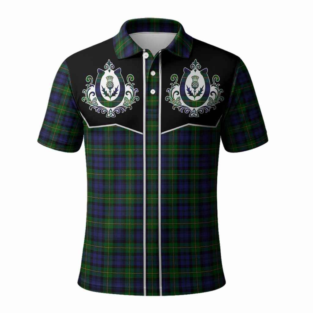 Gordon Tartan Polo Shirt Horseshoe Ornament Kid - Tartan Vibes Clothing