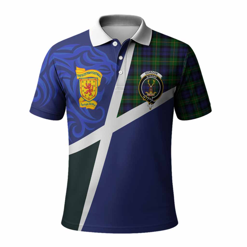 Gordon The Scottish Football Crest Polo Shirt Lion-Tartan Army