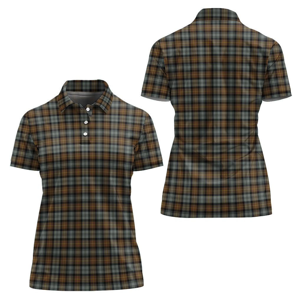 gordon-weathered-tartan-polo-shirt-for-women