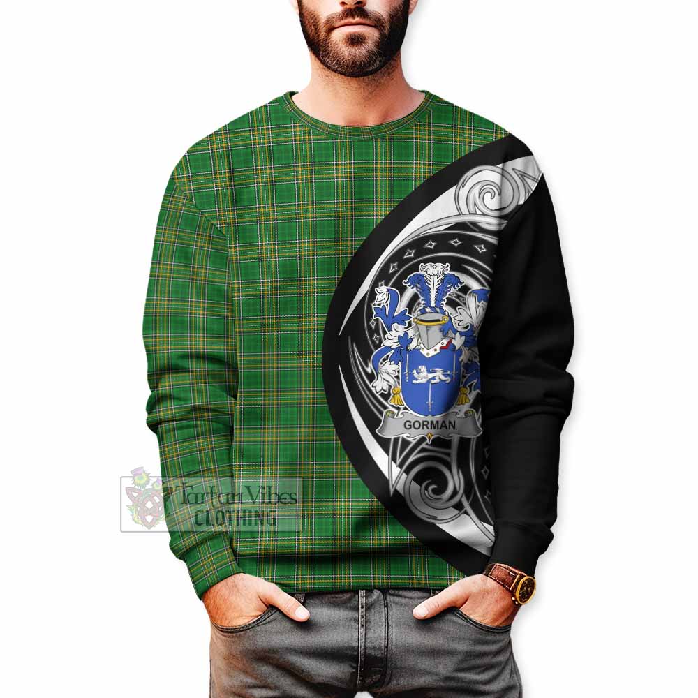 Gorman Irish Clan Sweatshirt Celtic Circle Style - Tartan Vibes Clothing