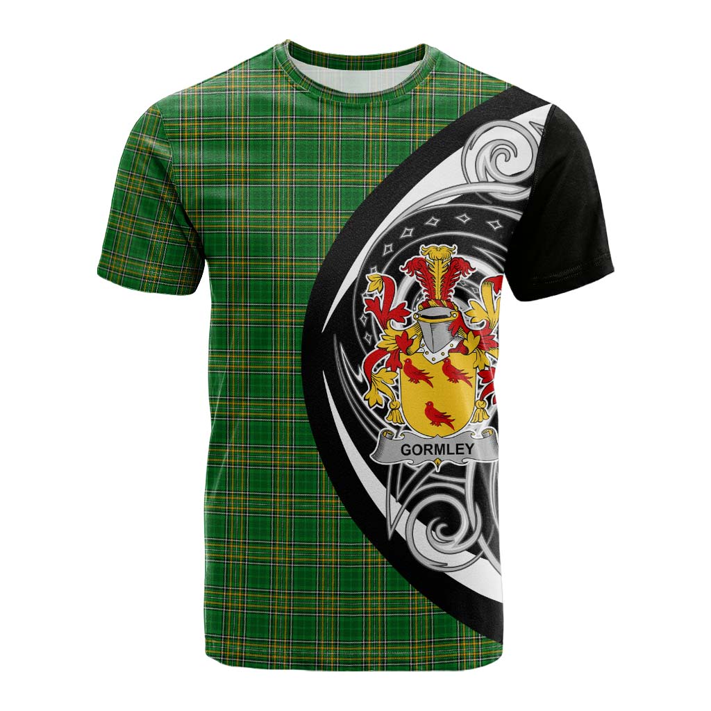 Tartan Vibes Clothing Gormley Irish Clan Cotton T-shirt Celtic Circle Style