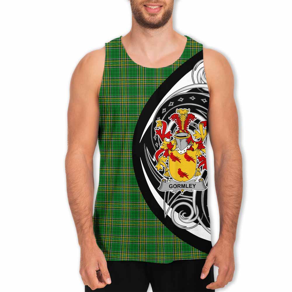 Tartan Vibes Clothing Gormley Irish Clan Men's Tank Top Celtic Circle Style