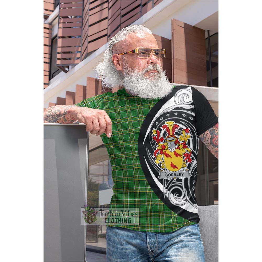 Tartan Vibes Clothing Gormley Irish Clan Cotton T-shirt Celtic Circle Style