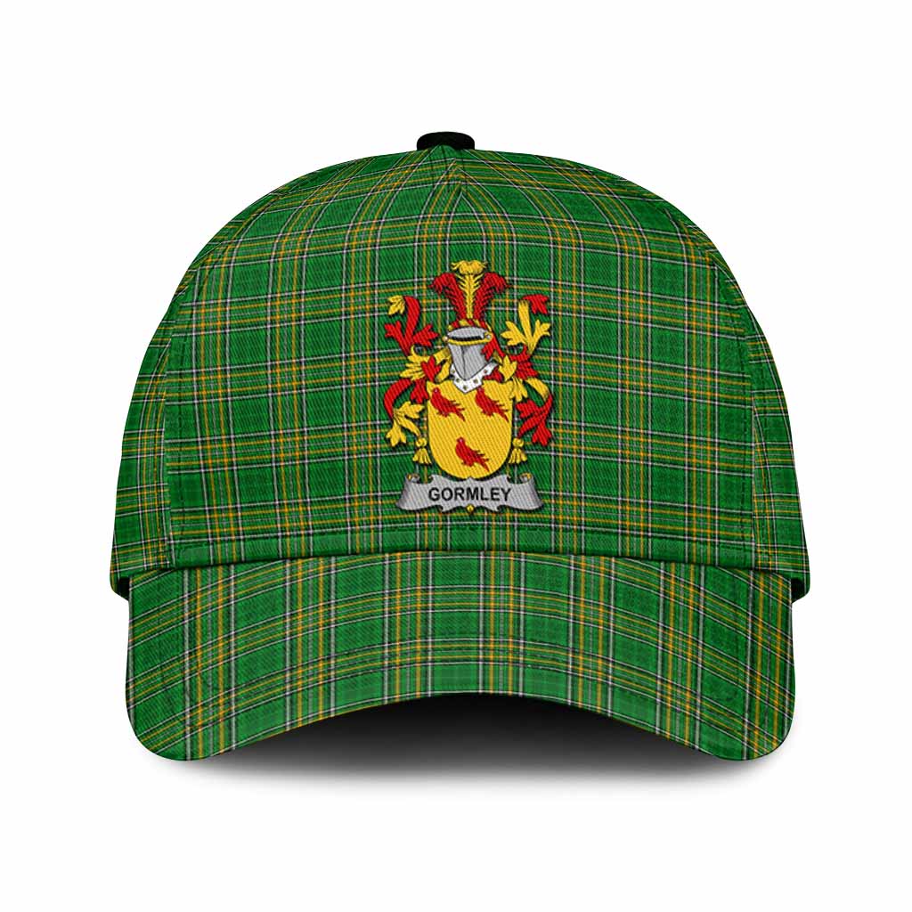 Gormley Irish Clan Tartan Classic Cap with Coat of Arms