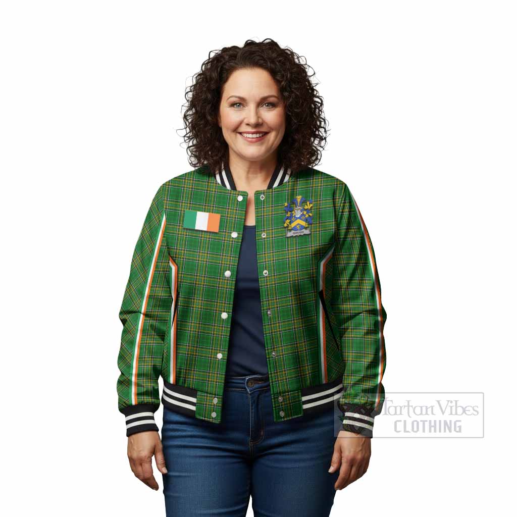 Gough Irish Clan Coat of Arm Tartan Baseball Jacket Flag Style
