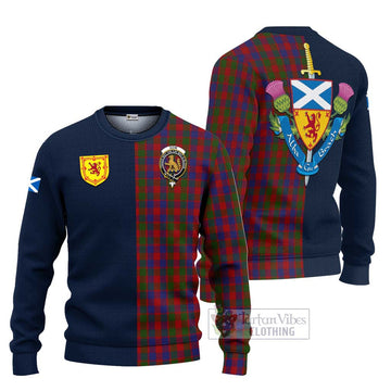Gow Tartan Ugly Sweater Alba with Scottish Lion Royal Arm Half Style Unisex - Tartan Vibes Clothing